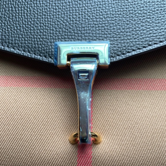 Burberry crossbody Macken House check derby leather - Picture 2 of 7